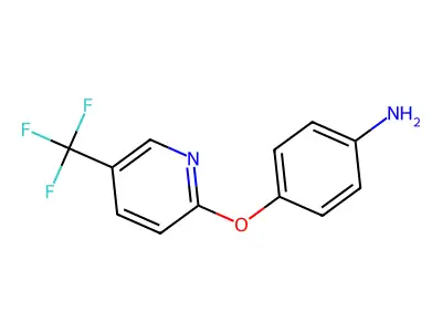 4-{[5-(Trifluoromethyl)pyridin-2-yl]oxy}aniline structure