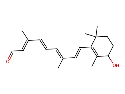 rac all-trans 4-Hydroxyretinal structure
