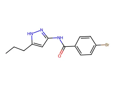 3-Benzamidoaminopyrazole deriv. 24 structure