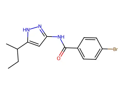 3-Benzamidoaminopyrazole deriv. 26 structure