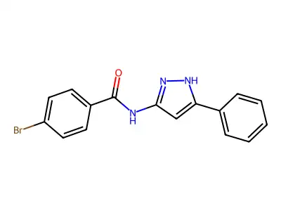 3-Benzamidoaminopyrazole deriv. 28 structure