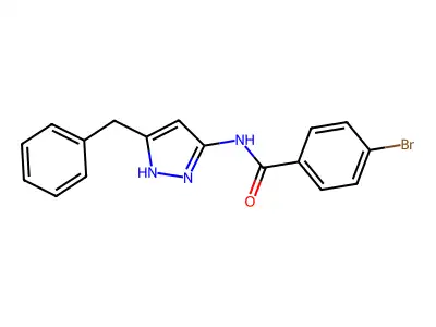 3-Benzamidoaminopyrazole deriv. 29 structure