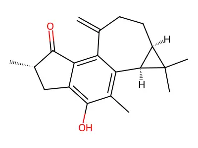 Jatropholone structure