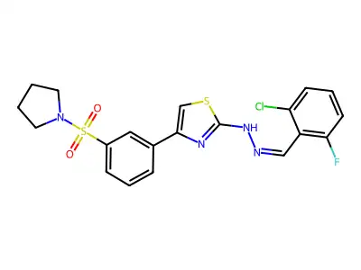 C20H18ClFN4O2S2 structure
