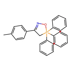 3-(4-methylphenyl)-5,5,5-triphenyl-4H-1,2,5lambda5-oxazaphosphole structure