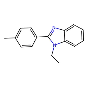1-Ethyl-2-(4-methylphenyl)benzimidazole structure