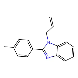 2-(4-methylphenyl)-1-(prop-2-en-1-yl)-1H-1,3-benzodiazole structure