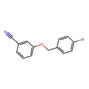3-((4-Bromobenzyl)oxy)benzonitrile structure