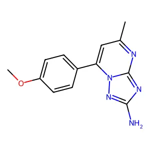 7-(4-Methoxyphenyl)-5-methyl-[1,2,4]triazolo[1,5-a]pyrimidin-2-amine structure