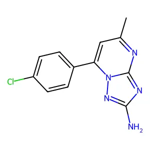 7-(4-Chlorophenyl)-5-methyl-[1,2,4]triazolo[1,5-a]pyrimidin-2-amine structure