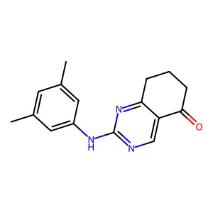 2-[(3,5-Dimethylphenyl)amino]-6,7,8-trihydroquinazolin-5-one structure