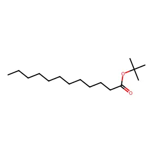 Dodecanoic acid tert-butyl ester structure