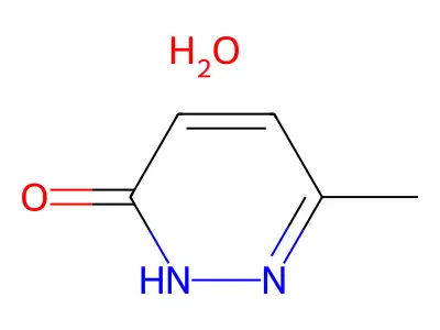 6-Methylpyridazin-3-ol hydrate structure