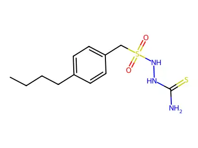 Semicarbazide, 4-butyl-3-thio-1-(p-toluenesulfonyl)- structure