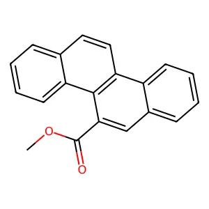 5-Chrysenecarboxylic acid, methyl ester structure