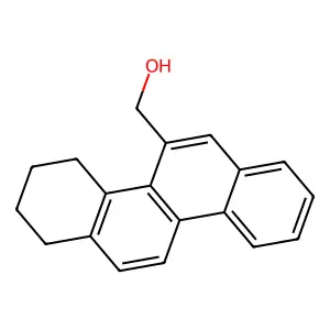 1,2,3,4-Tetrahydro-5-chrysenemethanol structure