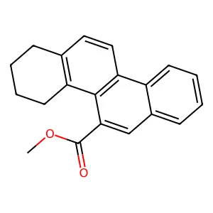 1,2,3,4-Tetrahydro-5-chrysenecarboxylic acid methyl ester structure