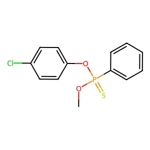 O-(4-Chlorophenyl) O-methyl phenylphosphonothioate structure