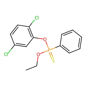 Phosphonothioic acid, phenyl-, O-(2,5-dichlorophenyl) O-ethyl ester structure