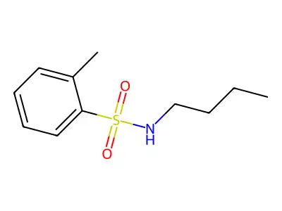 N-Butyl-o-toluenesulphonamide structure