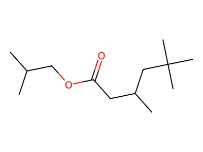 Isobutyl 3,5,5-trimethylhexanoate structure