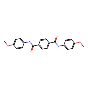 N,N'-Bis-(p-methoxyphenyl)terephthalamide structure