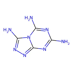 1,2,4-Triazolo[4,3-a][1,3,5]triazine-3,5,7-triamine structure
