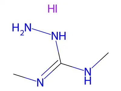 N-amino-N',N''-dimethyl-guanidine structure