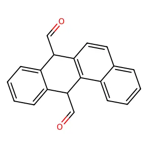 7,12-Dihydrobenzo[a]anthracene-7,12-dicarbaldehyde structure