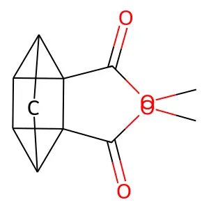 1,5-Dicarbomethoxy quadricyclane structure