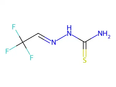 2-(2,2,2-Trifluoroethylidene)hydrazine-1-carboximidothioic acid structure