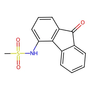n-(9-Oxo-9h-fluoren-4-yl)methanesulfonamide structure