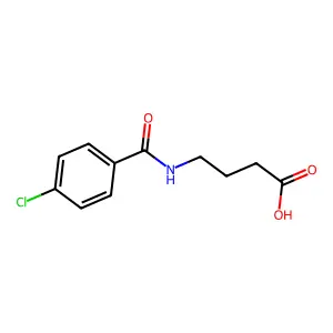 4-[(4-Chlorophenyl)formamido]butanoic acid structure