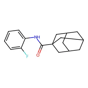 N-(2-氟苯基)金刚烷-1-甲酰胺 structure