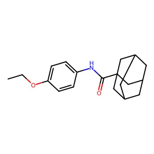 N-(4-ethoxyphenyl)adamantane-1-carboxamide structure