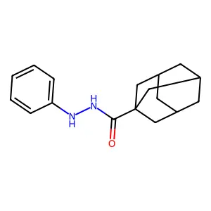 N'-phenyladamantane-1-carbohydrazide structure