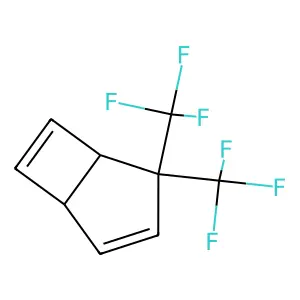 4,4-Bis(trifluoromethyl)bicyclo[3.2.0]hepta-2,6-diene structure