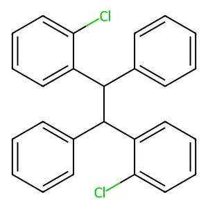 Ethane, 1,2-bis(o-chlorophenyl)-1,2-diphenyl- structure