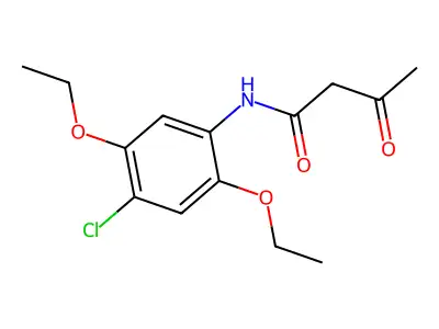 N-(4-Chloro-2,5-diethoxyphenyl)-3-oxobutyramide structure