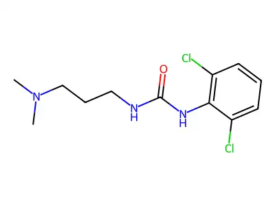 1-(2,6-Dichlorophenyl)-3-[3-(dimethylamino)propyl]urea structure