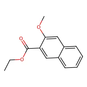 Ethyl 3-methoxy-2-naphthoate structure