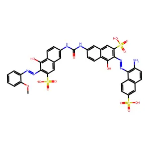 Naphthalenedisulfonic acid der. structure