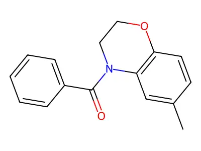 2H-1,4-Benzoxazine, 4-benzoyl-3,4-dihydro-6-methyl- structure