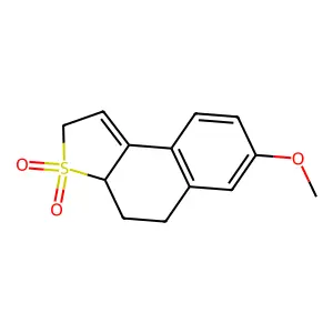 7-Methoxy-2,3a,4,5-tetrahydrobenzo[e][1]benzothiole 3,3-dioxide structure