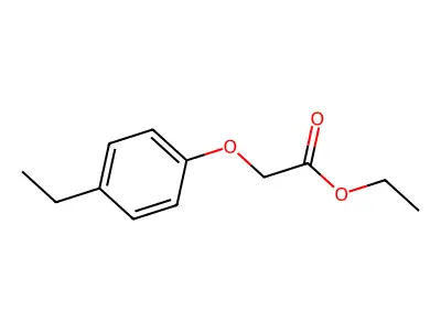 Ethyl 2-(4-ethylphenoxy)acetate structure