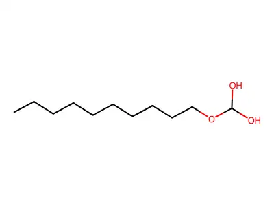 (Decyloxy)methanediol structure