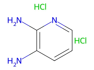 Pyridine-2,3-diamine dihydrochloride structure