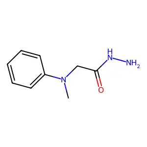 2-(N-methylanilino)acetohydrazide structure