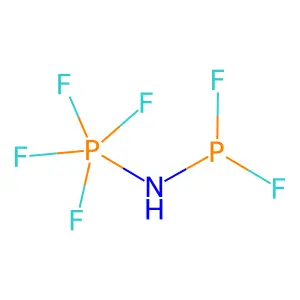 Phosphoramidous difluoride, (tetrafluorophosphoranyl)- structure