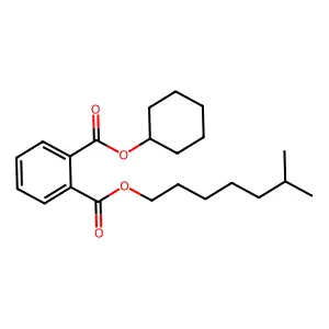 1,2-Benzenedicarboxylic acid, 1-cyclohexyl 2-isooctyl ester structure